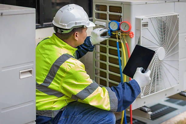 Professional Hvac Installation technician working in Aydlett, NC